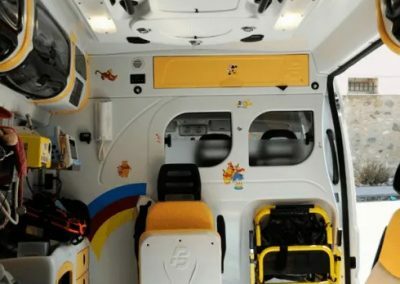 Interno ambulanza privata
